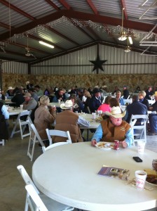 Texas Brangus Breeders gather for the annual membership meeting and social before the sale.